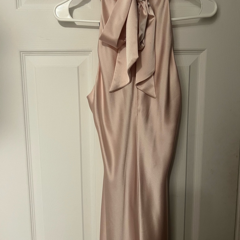 Ralph Lauren Prasetijo Pink Halter Midi Dress Size 2 - Picture 4 of 5